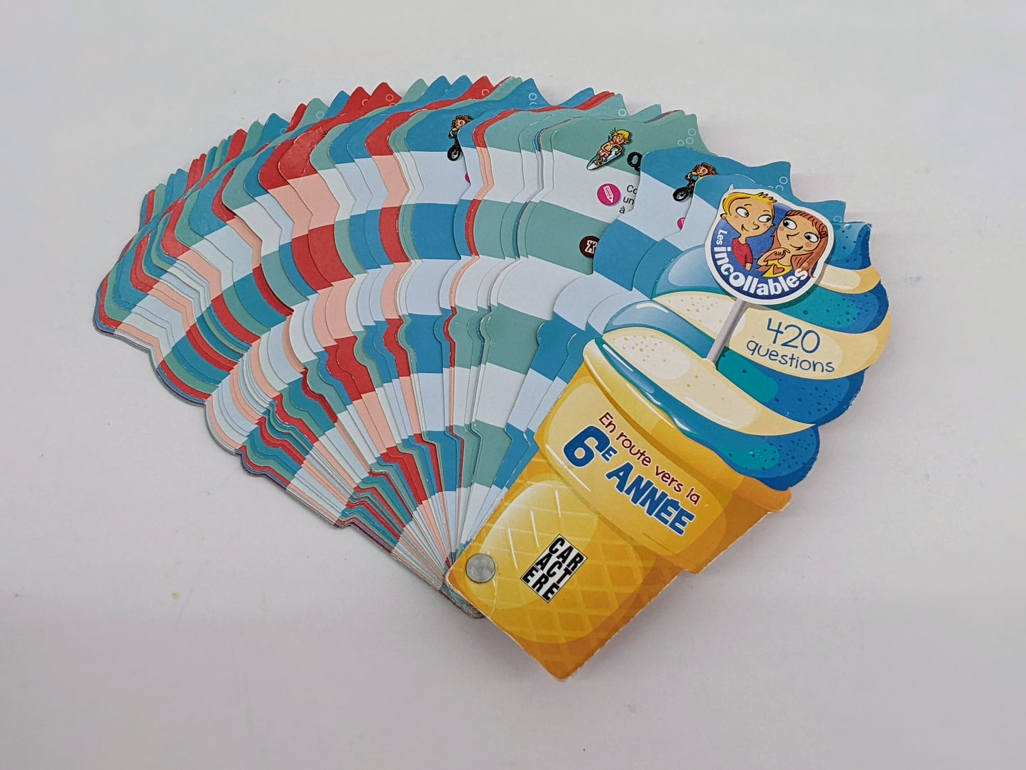 Educational Question & answer games (Brain Quest, Caractere Les incollables)-Toy-Rekidding