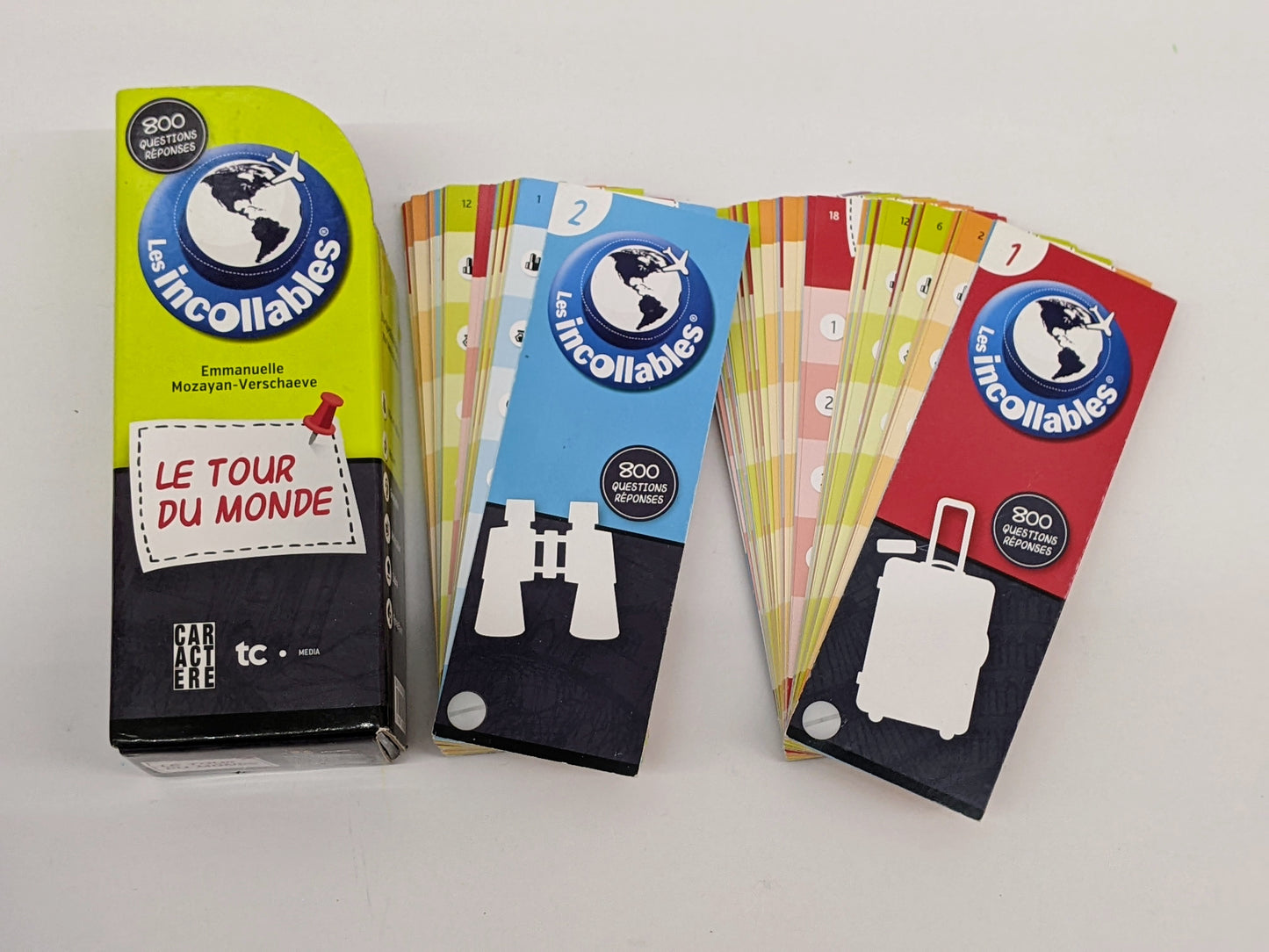 Educational Question & answer games (Brain Quest, Caractere Les incollables)-Toy-Rekidding