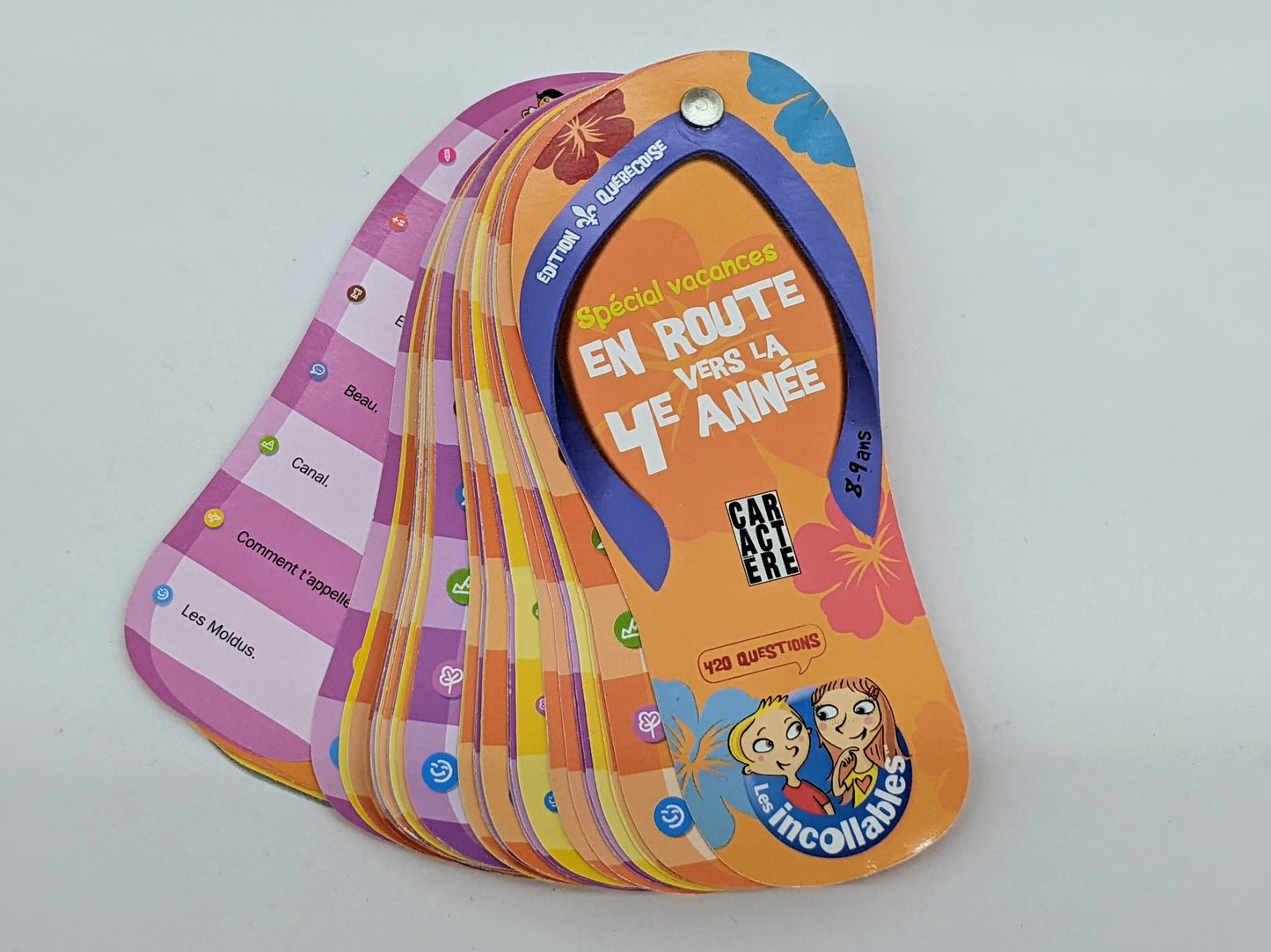 Educational Question & answer games (Brain Quest, Caractere Les incollables)-Toy-Rekidding