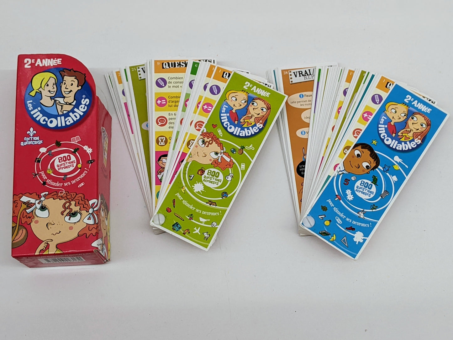 Educational Question & answer games (Brain Quest, Caractere Les incollables)-Toy-Rekidding