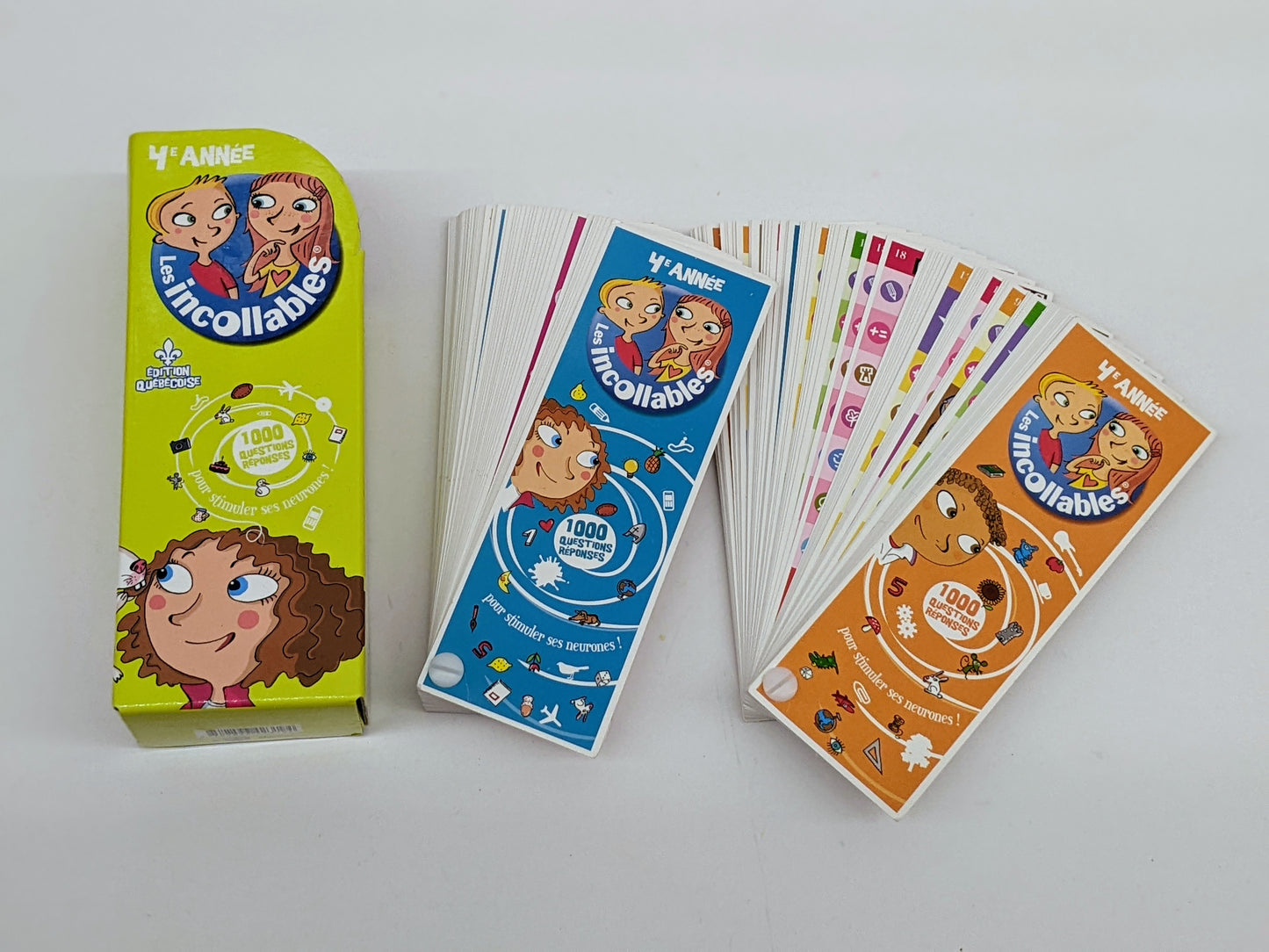 Educational Question & answer games (Brain Quest, Caractere Les incollables)-Toy-Rekidding