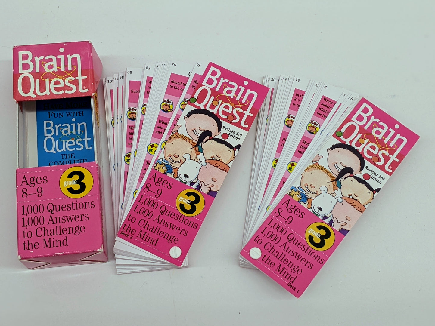 Educational Question & answer games (Brain Quest, Caractere Les incollables)-Toy-Rekidding