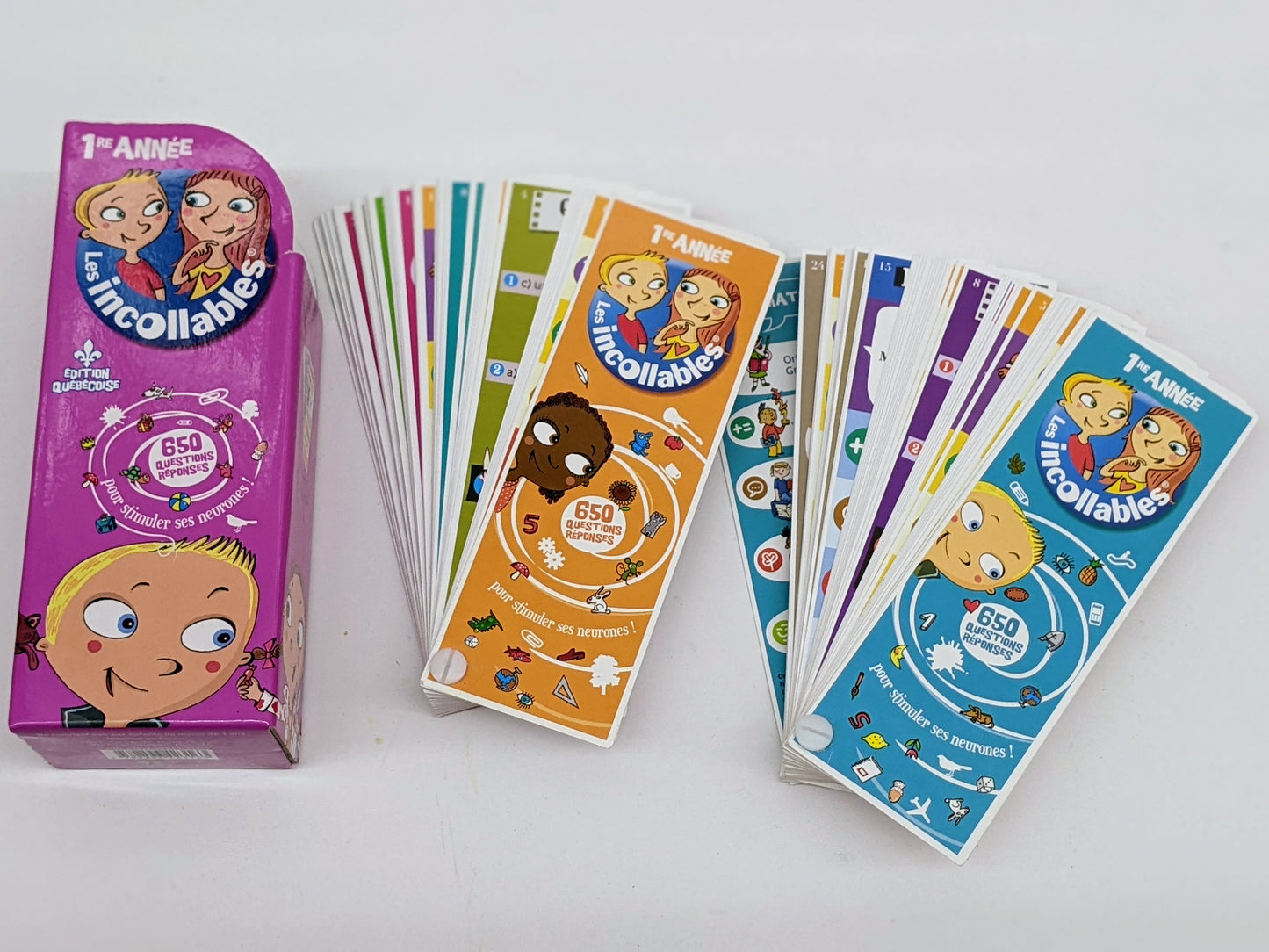 Educational Question & answer games (Brain Quest, Caractere Les incollables)-Toy-Rekidding