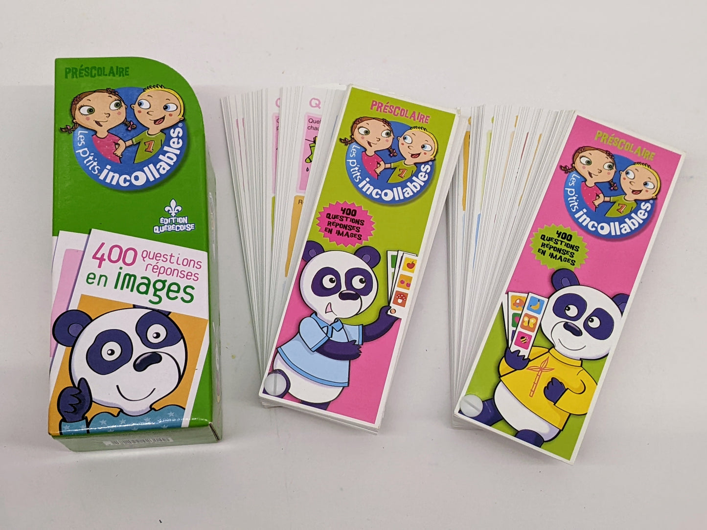 Educational Question & answer games (Brain Quest, Caractere Les incollables)-Toy-Rekidding