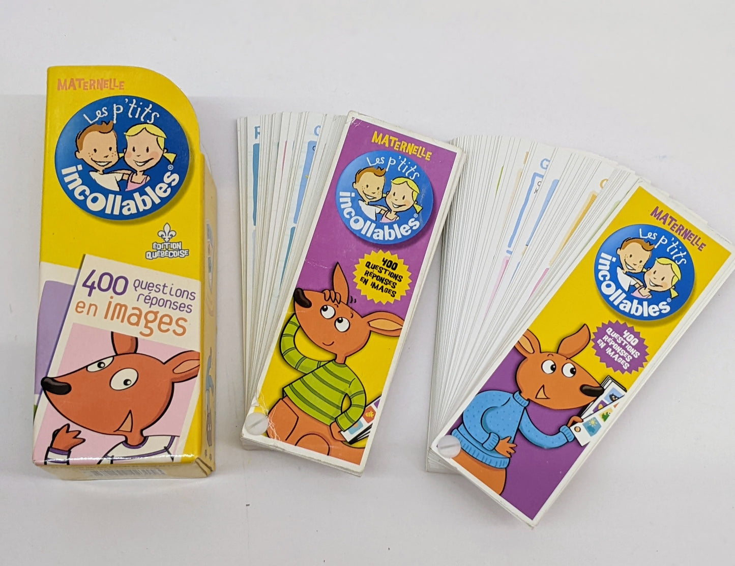 Educational Question & answer games (Brain Quest, Caractere Les incollables)-Toy-Rekidding