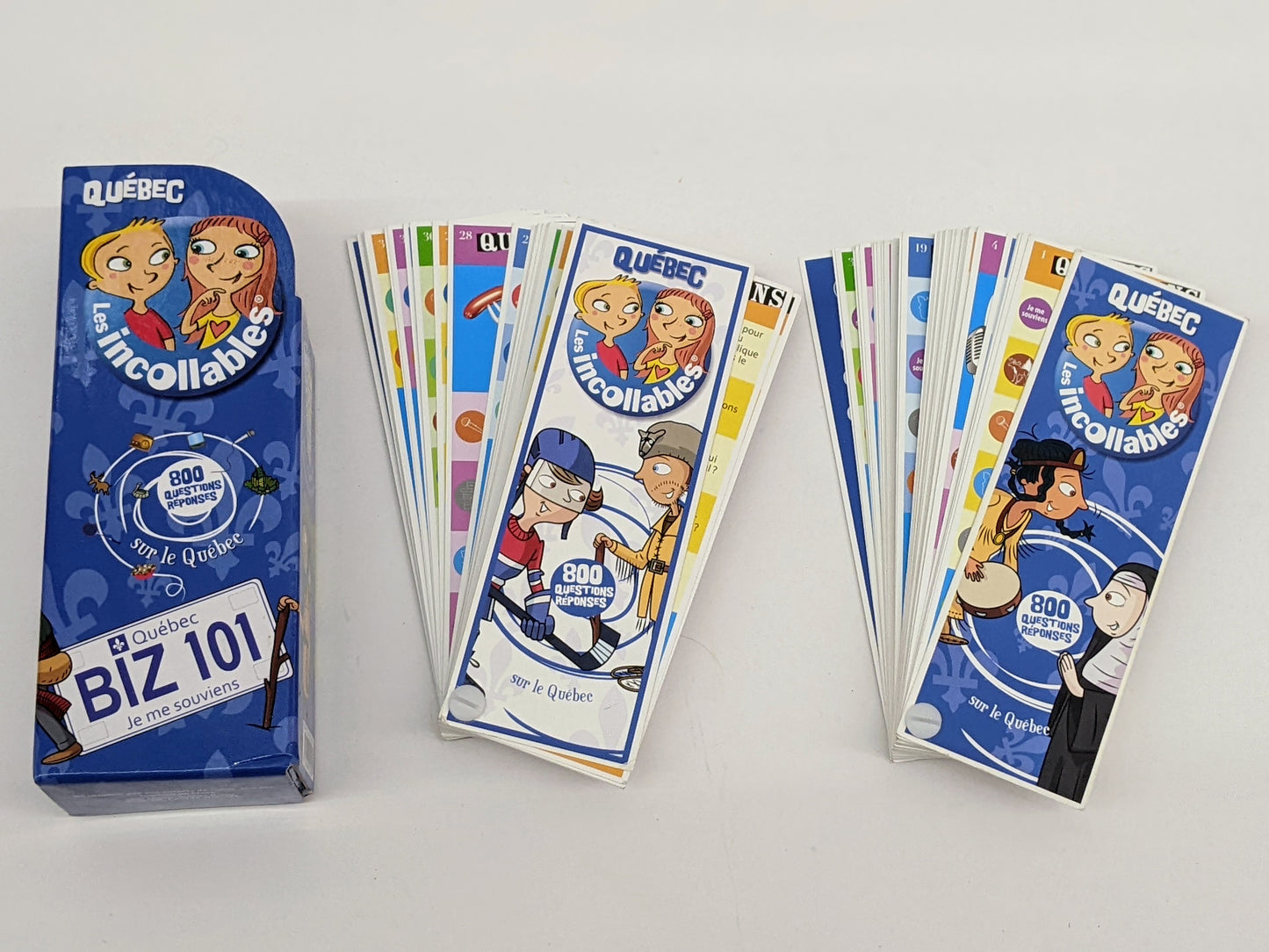 Educational Question & answer games (Brain Quest, Caractere Les incollables)-Toy-Rekidding