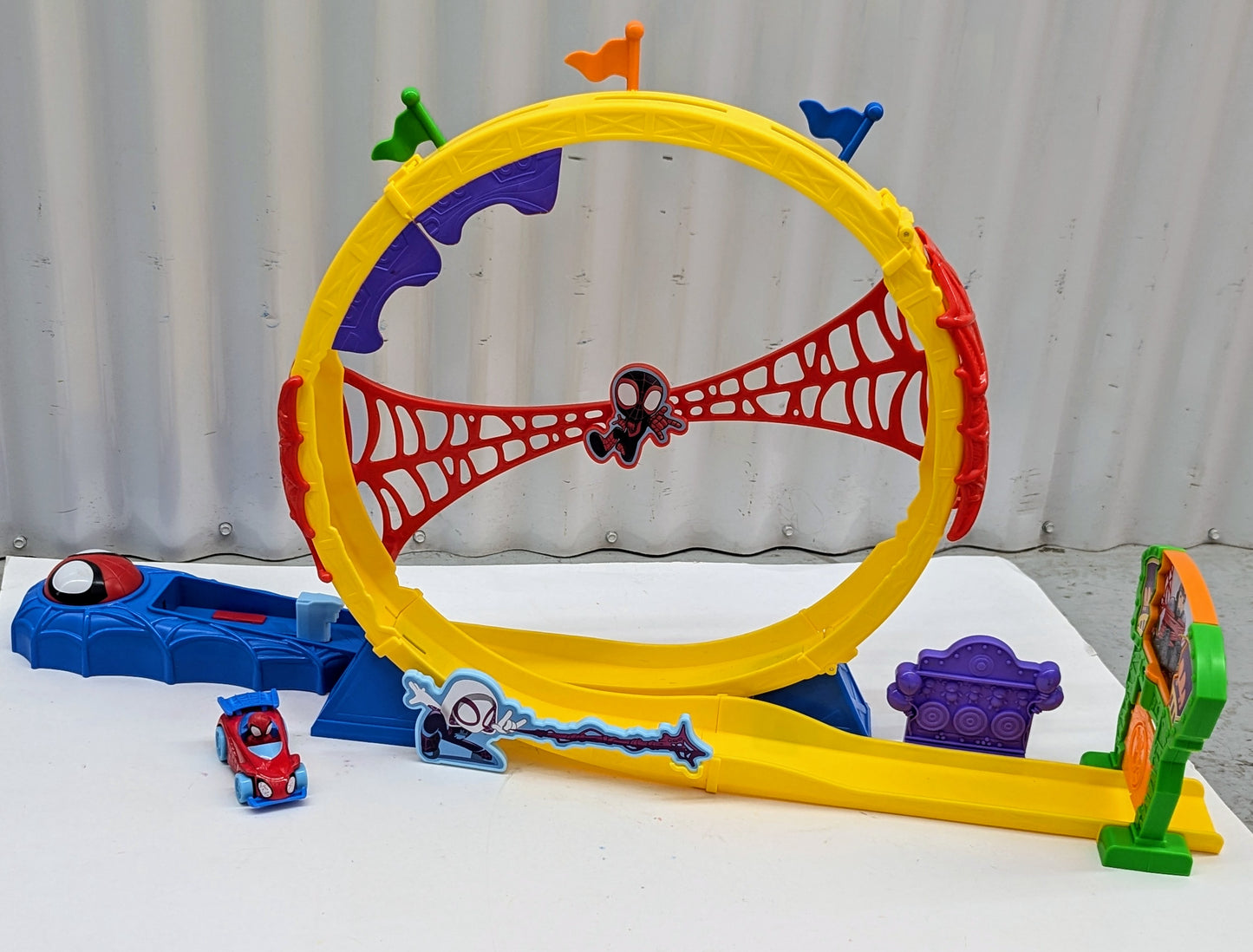 Marvel Spidey & Friends - Spidey Metal - Super Loop Track Set-Toy-Rekidding