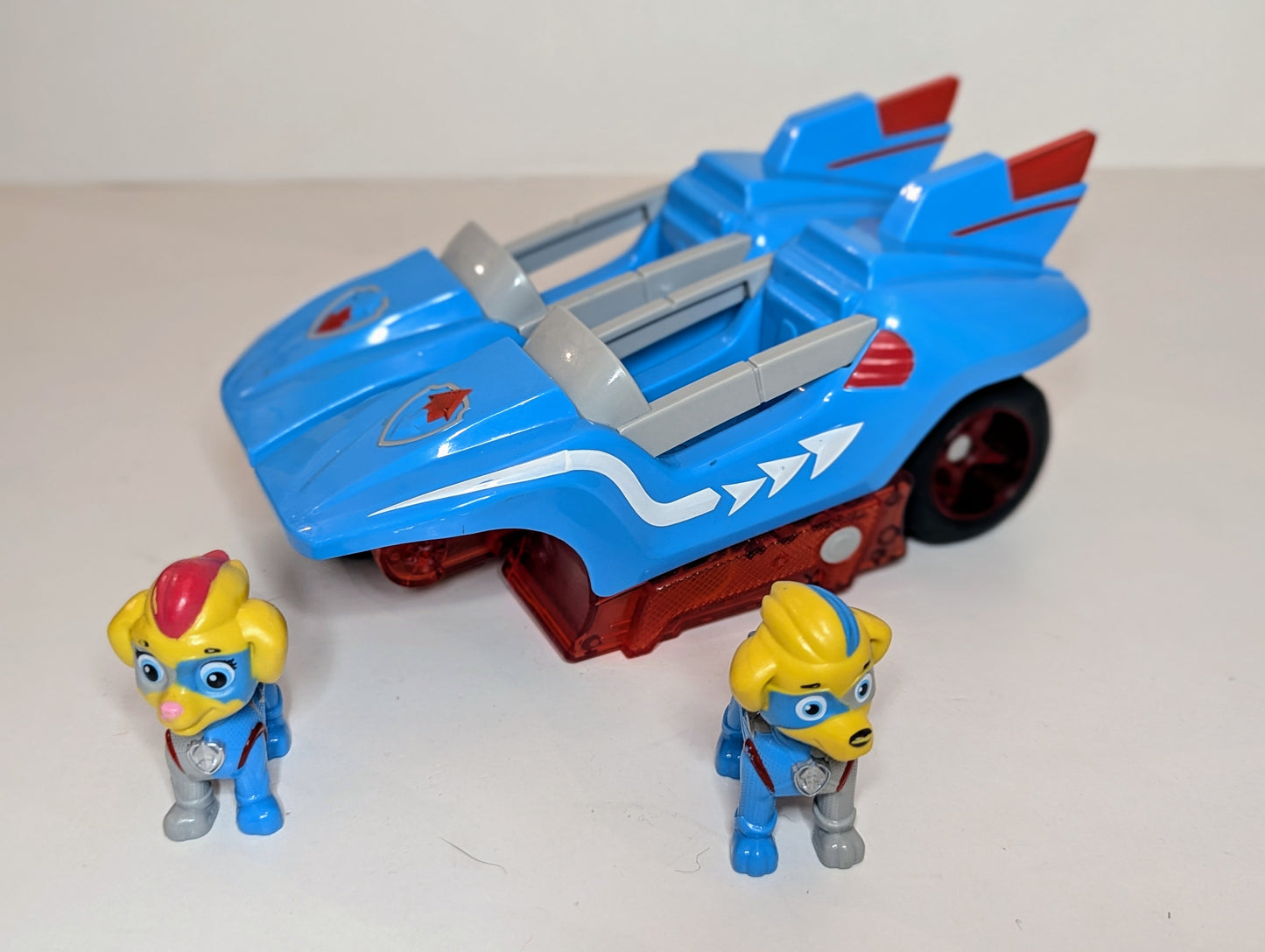 PAW Patrol - Twins Ella and Tuck and power-split vehicle (Missing wheel)-Toy-Rekidding