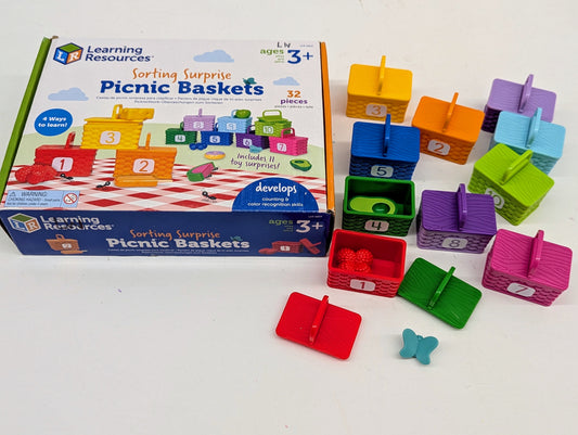 Learning Resources - Sorting Surprise Picnic Baskets-Rekidding
