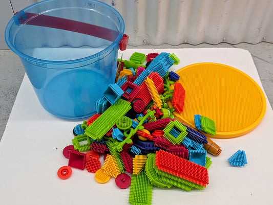 Interlocking building Bristle Blocks-Toddler Toy-Rekidding