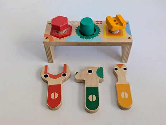 Tool and construction sets (Melissa & Doug, Djeco, Guide Craft)-Toy-Rekidding