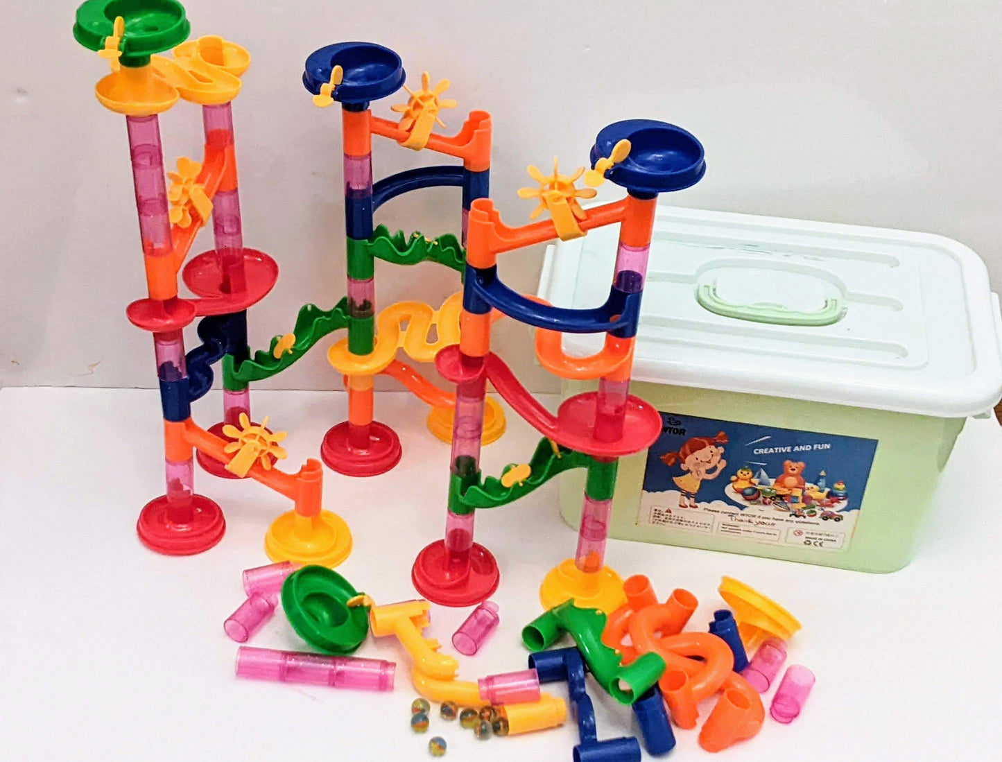 Marble run race track maze-Toy-Rekidding