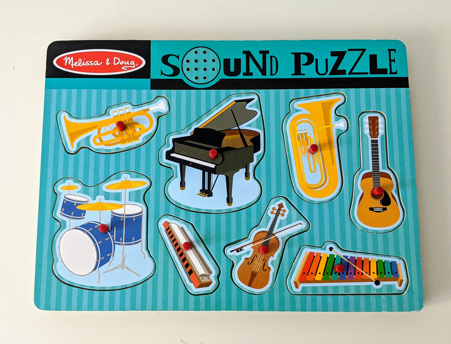 Wooden PEG puzzles with SOUND (VARIOUS from Melissa & Doug and other)-Toy-Rekidding