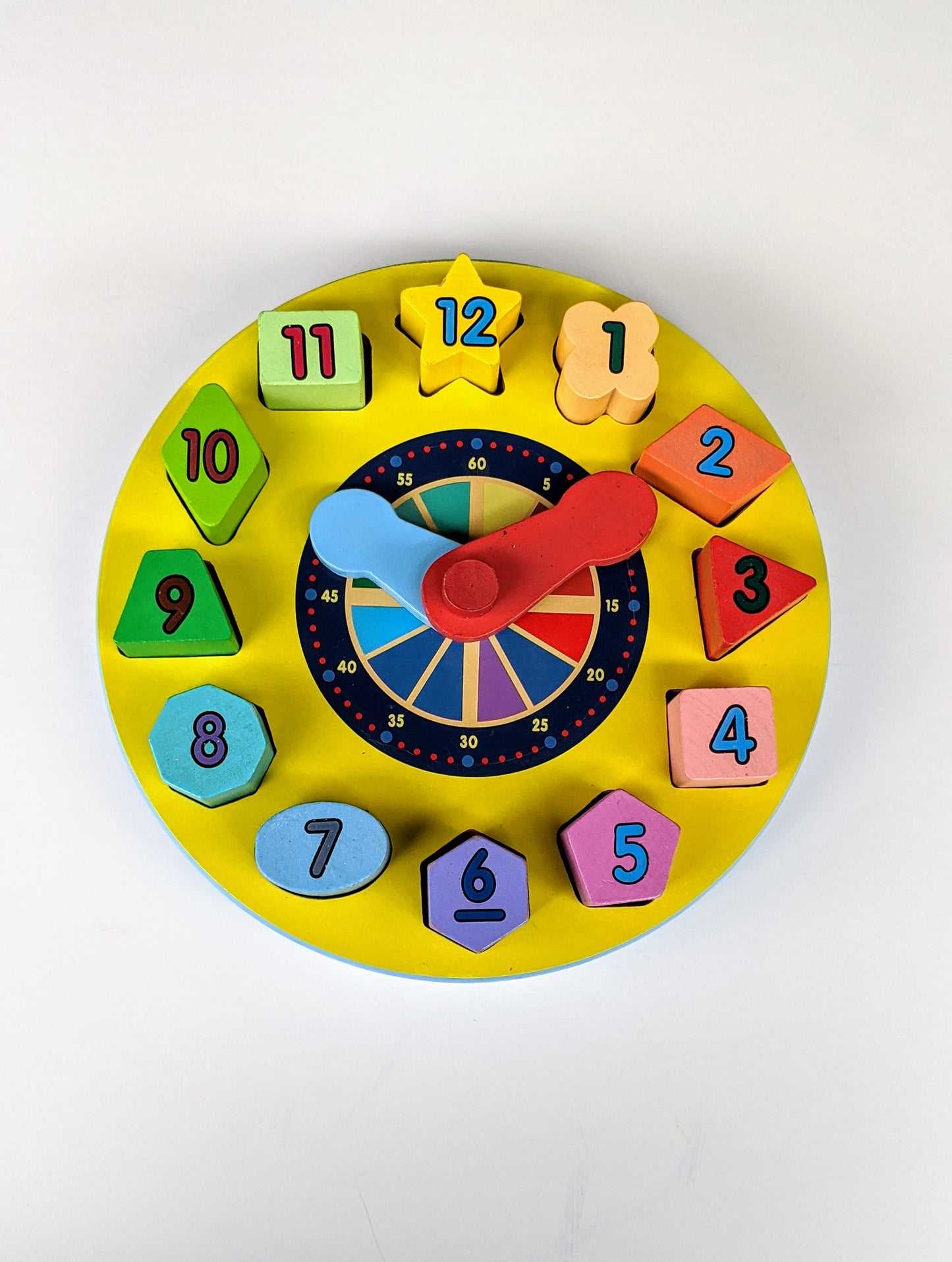 Melissa & Doug - Shape sorting wooden clock-Toy-Rekidding