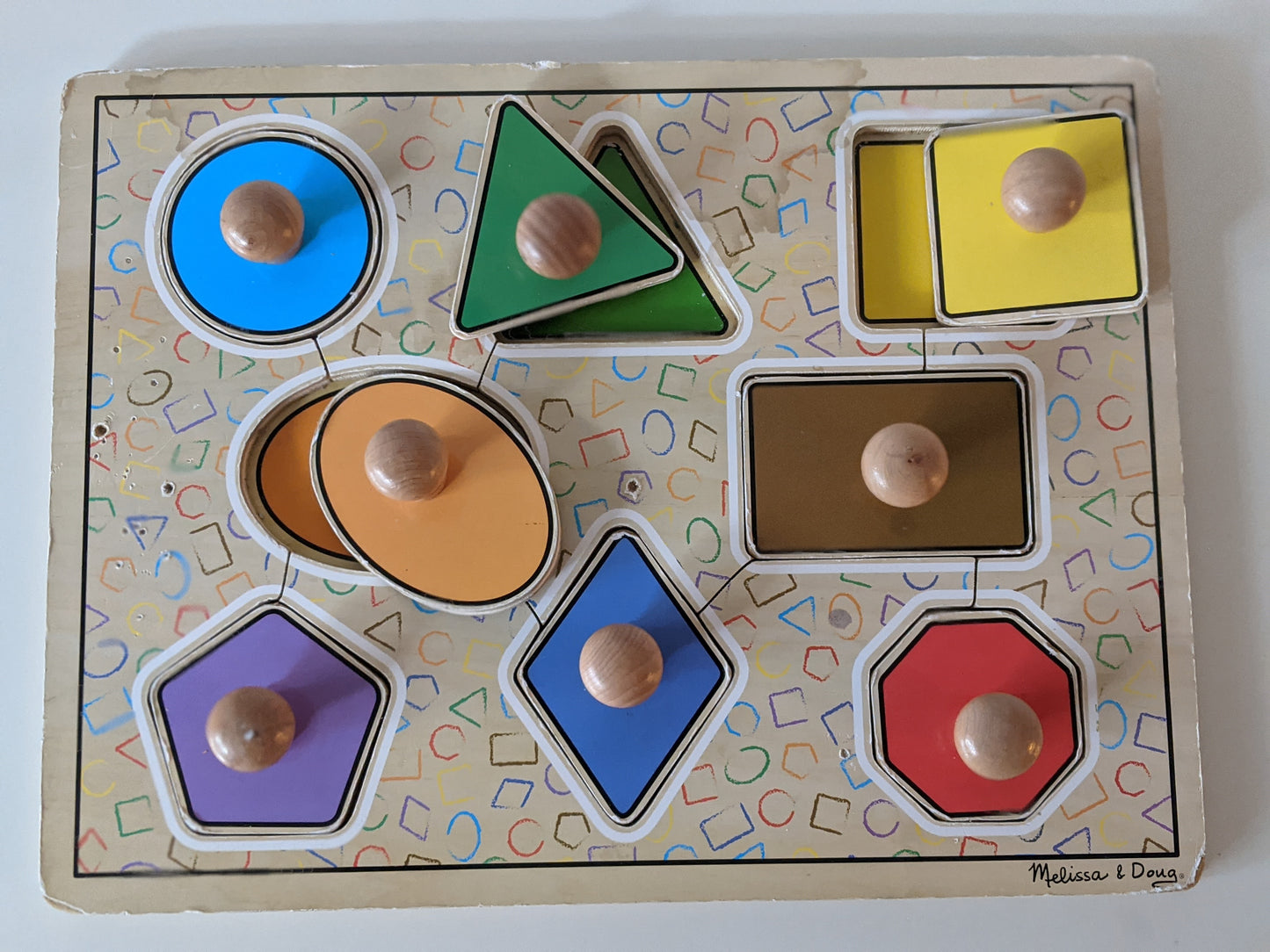 Melissa & Doug - (VARIOUS) Knob Wooden Puzzles-Toy-Rekidding