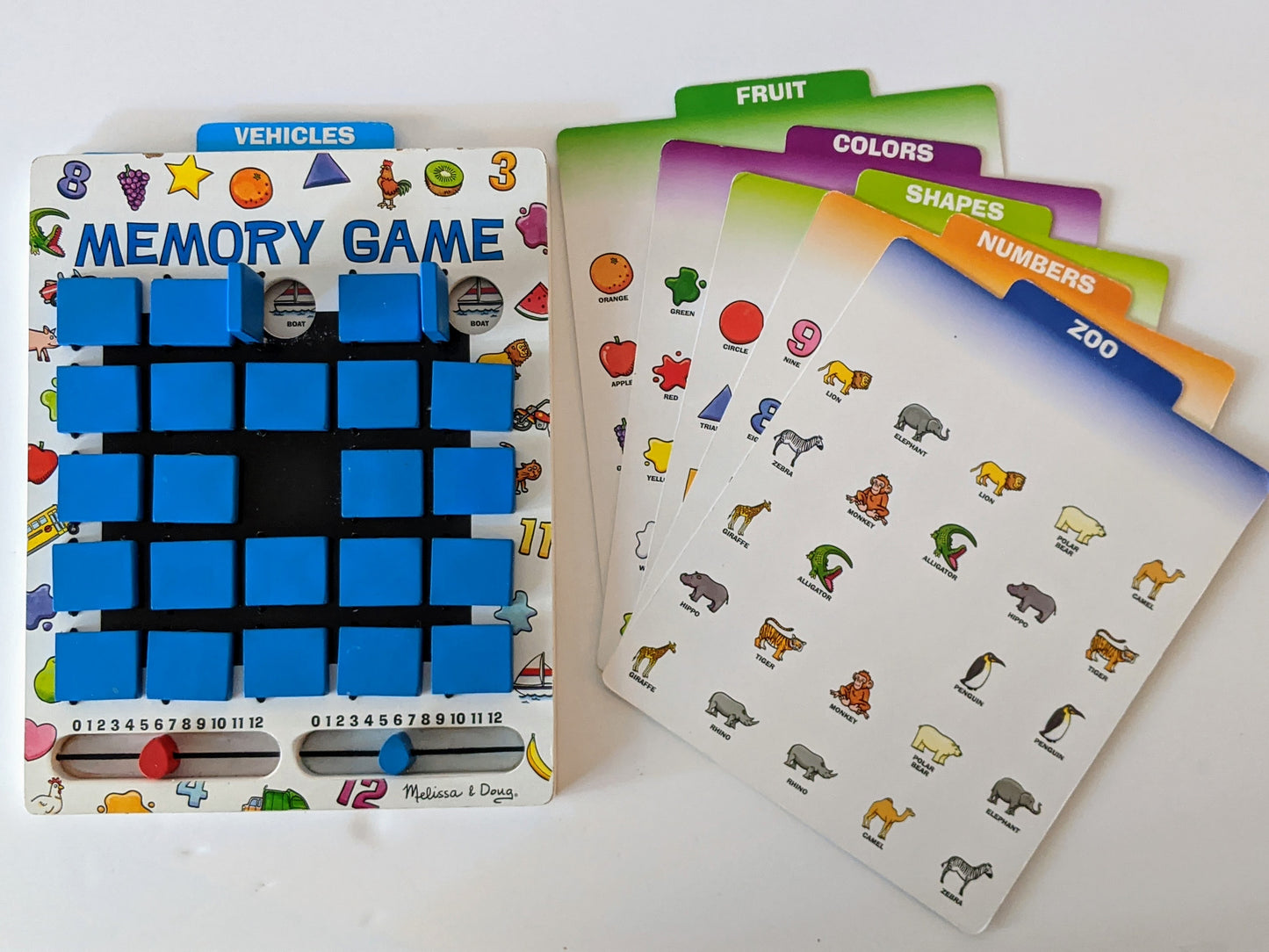 Wooden Memory Games (Melissa & Doug, Petit Génie)-Toy-Rekidding