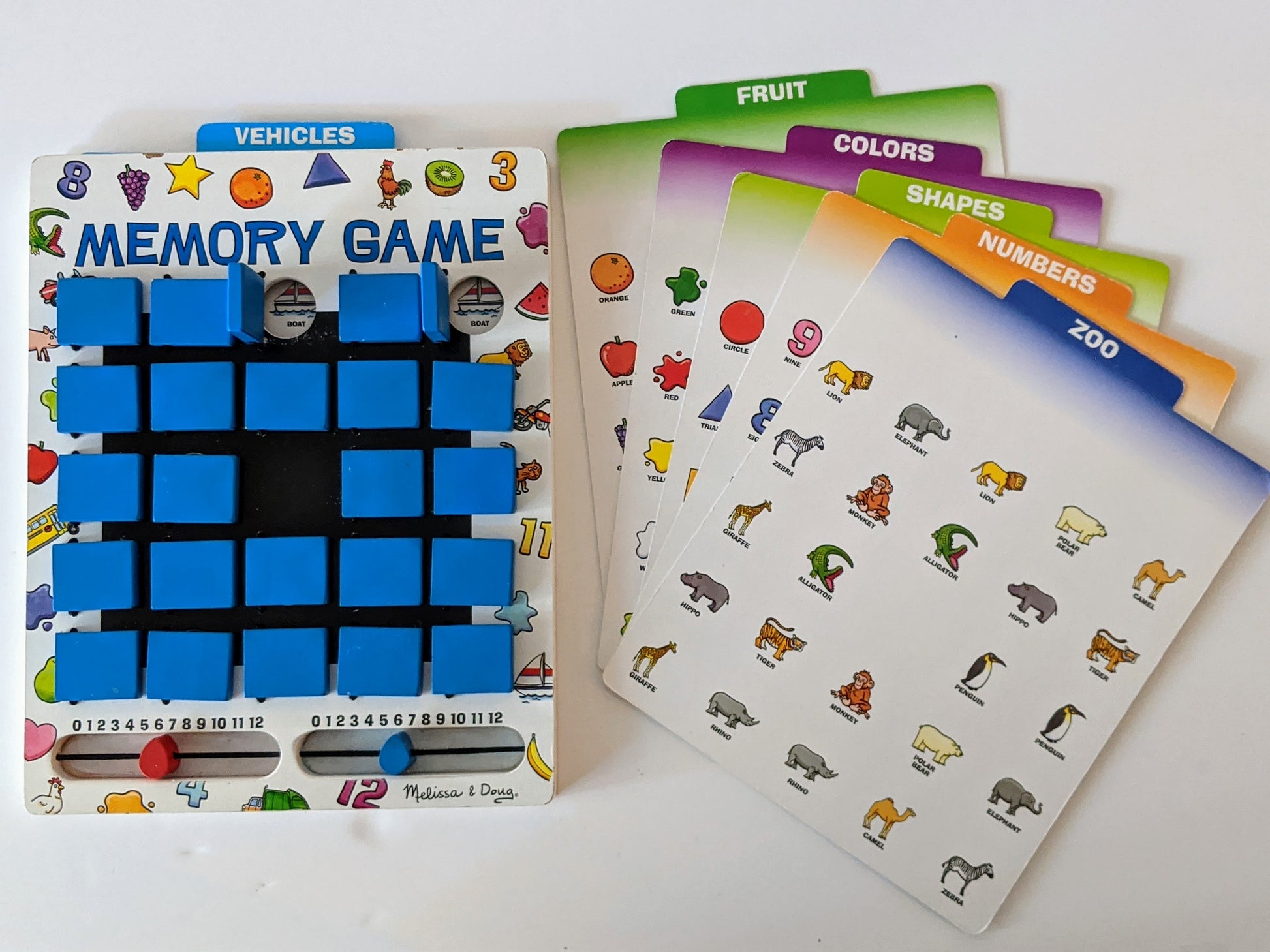 Wooden Memory Games (Melissa & Doug, Petit Génie)-Toy-Rekidding