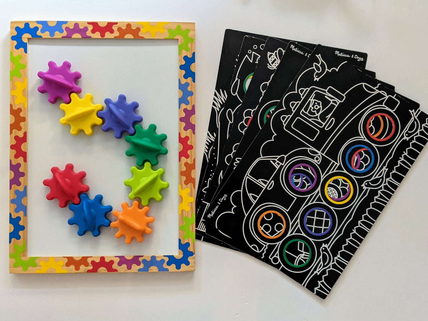 Melissa & Doug - Magnetic gears board game-Toy-Rekidding