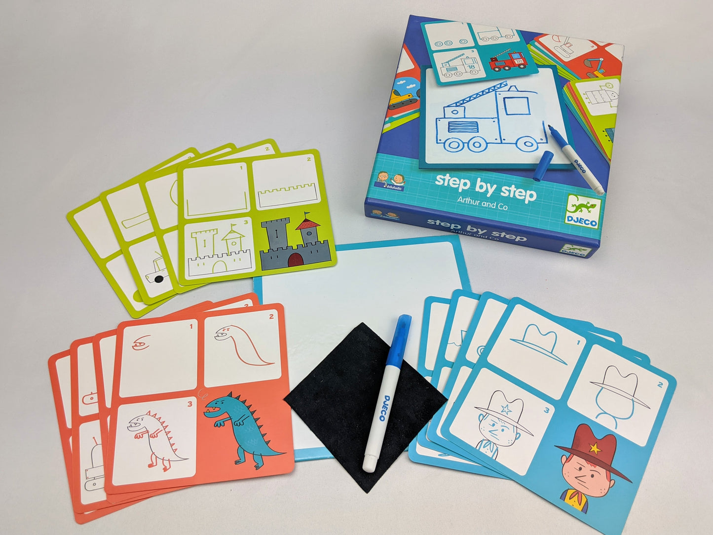 Djeco -Step by Step Drawing-Toy-Rekidding