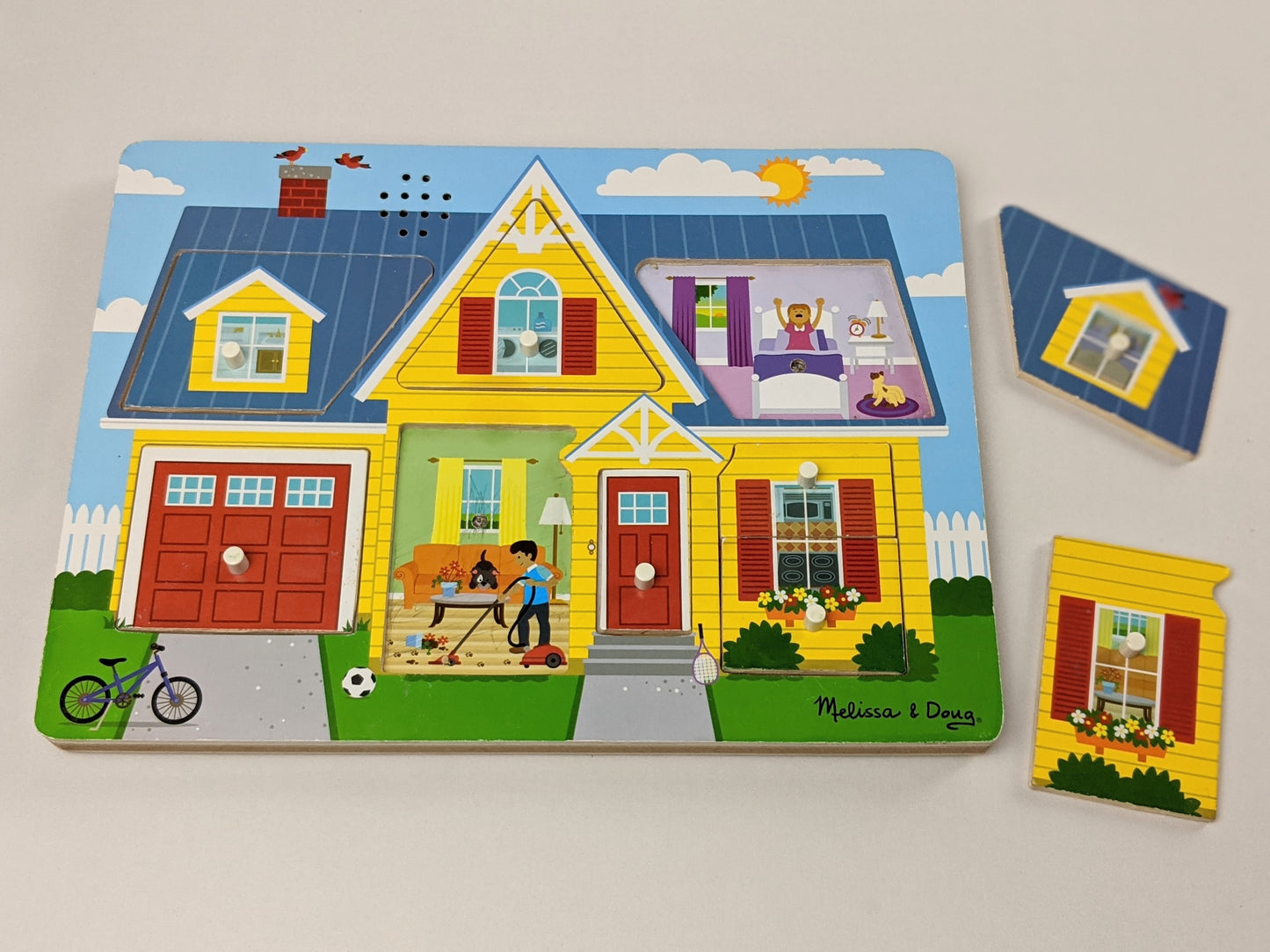 Wooden PEG puzzles with SOUND (VARIOUS from Melissa & Doug and other)-Toy-Rekidding