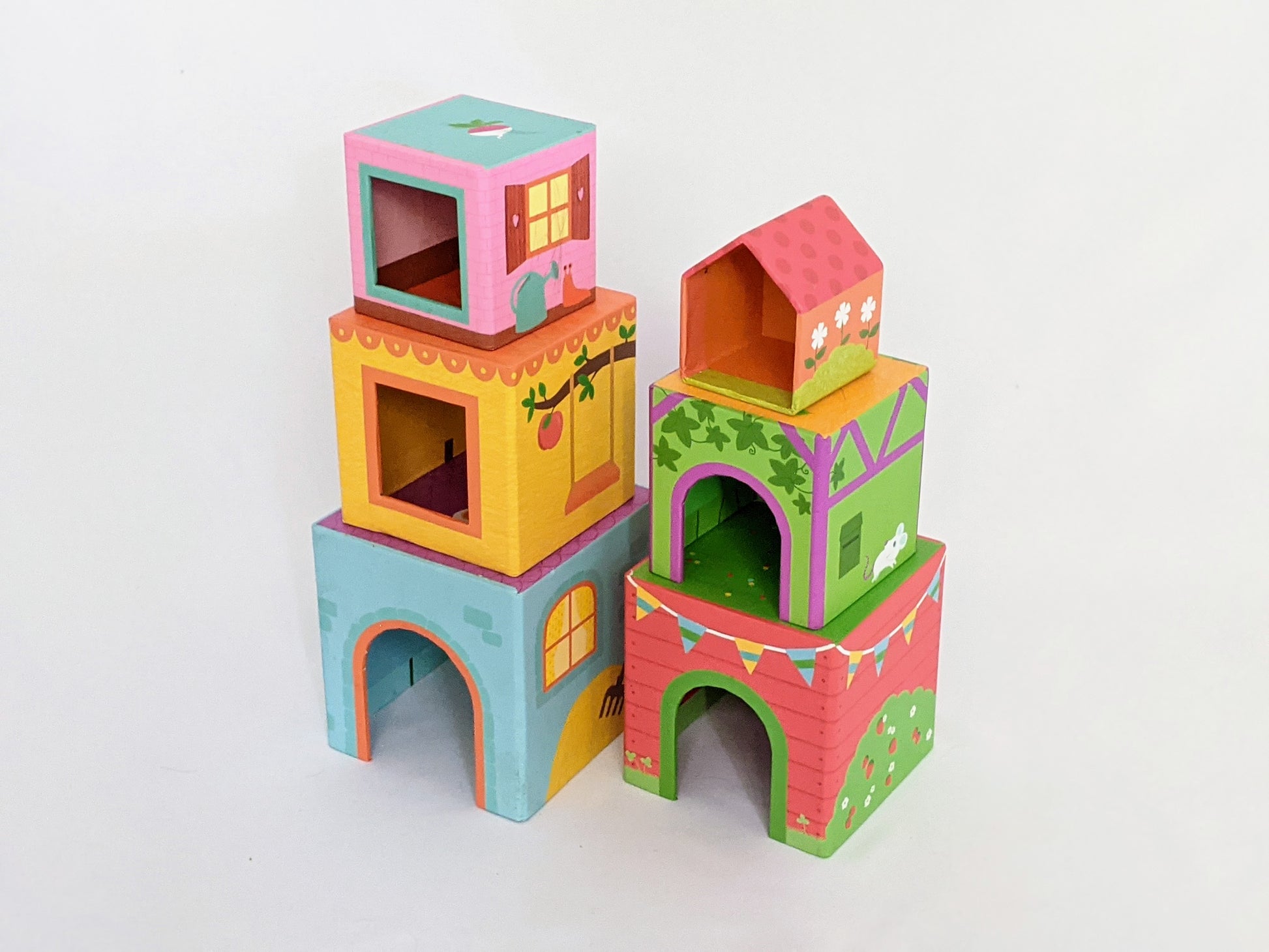 Nesting and Stacking Blocks-Toy-Rekidding