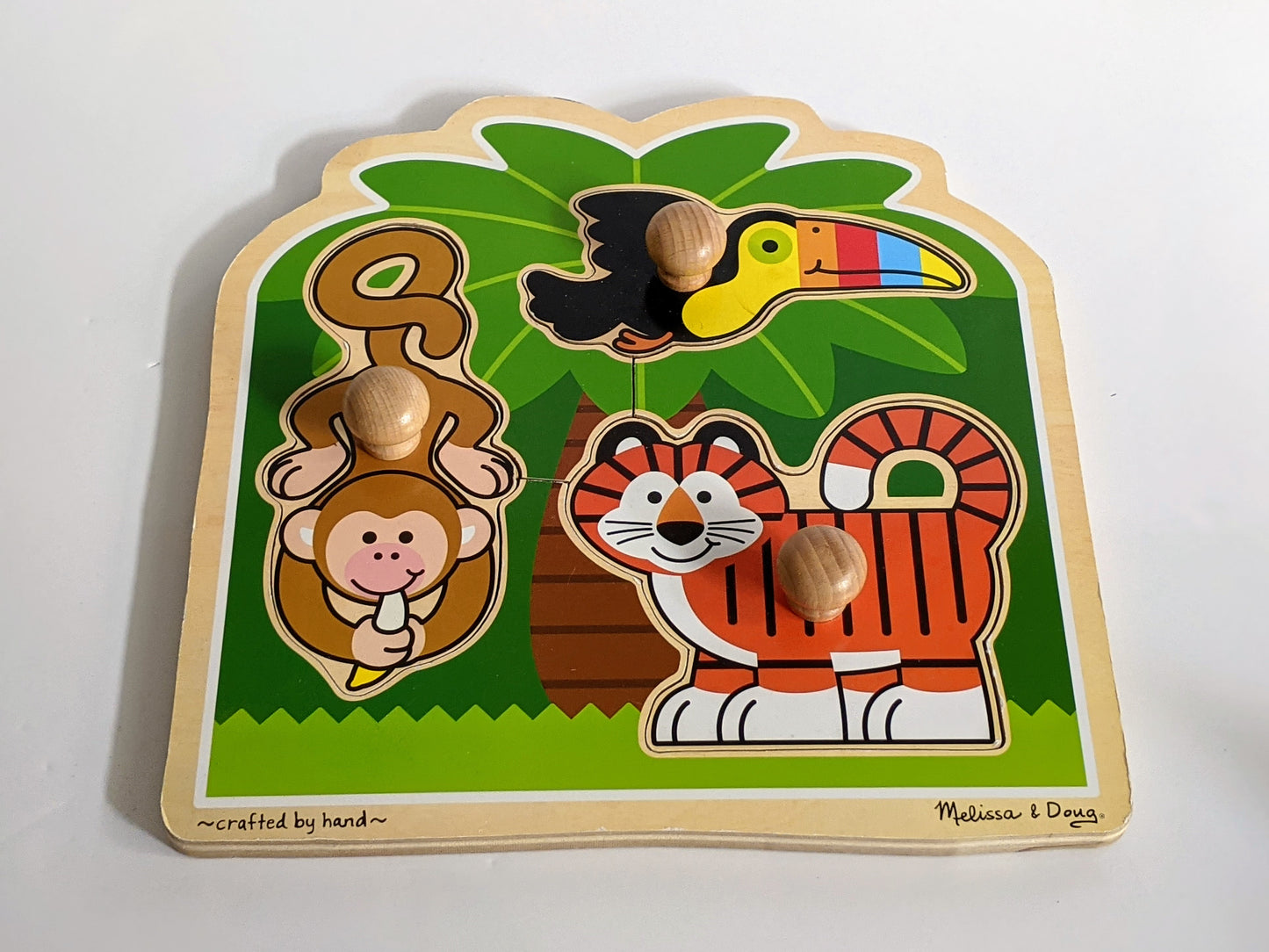Melissa & Doug - (VARIOUS) Knob Wooden Puzzles-Toy-Rekidding