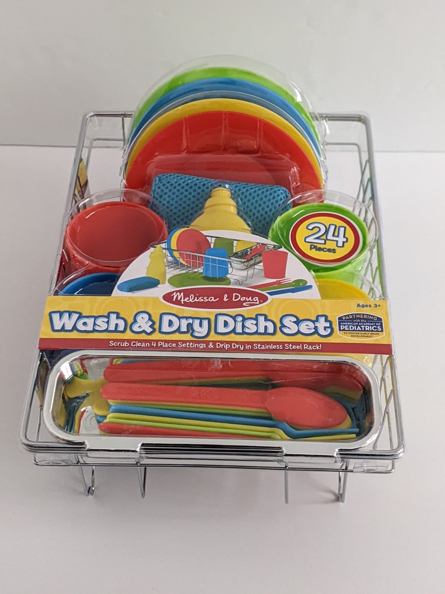Melissa & Doug -Wash and Dry Dish Set-Toy-Rekidding