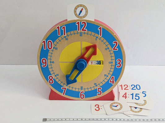 Melissa & Doug - Shape sorting wooden clock-Toy-Rekidding