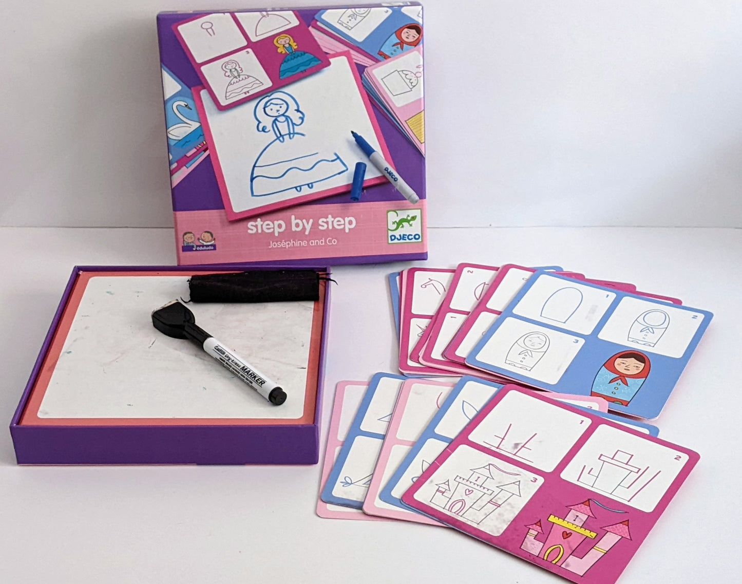 Djeco -Step by Step Drawing-Toy-Rekidding