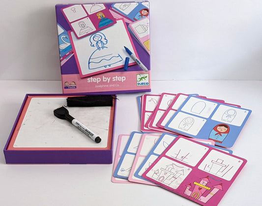 Djeco -Step by Step Drawing-Toy-Rekidding