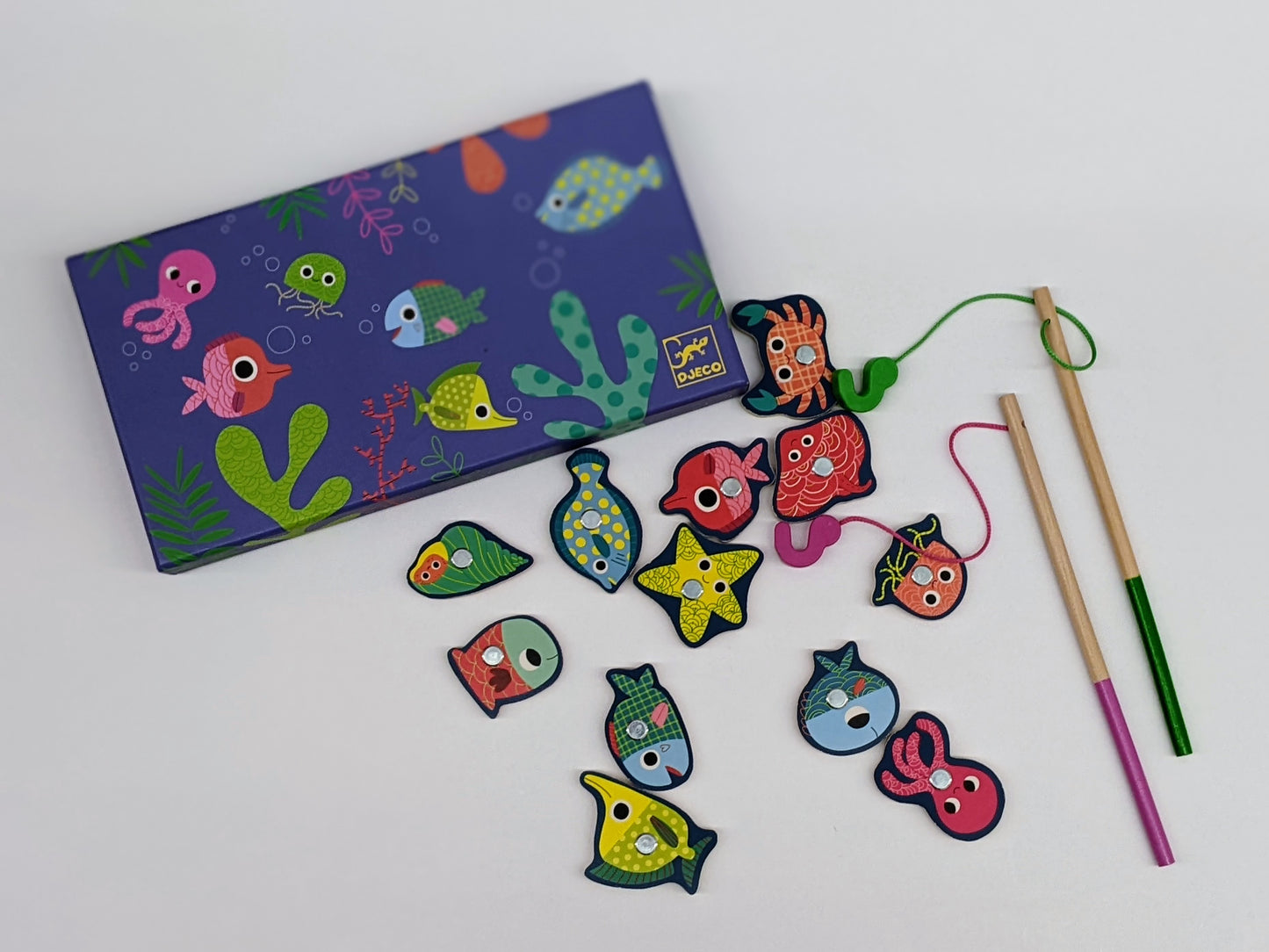 Magnetic Fishing Rod Set ( Melissa & Doug, Djeco, Janod)-Toy-Rekidding