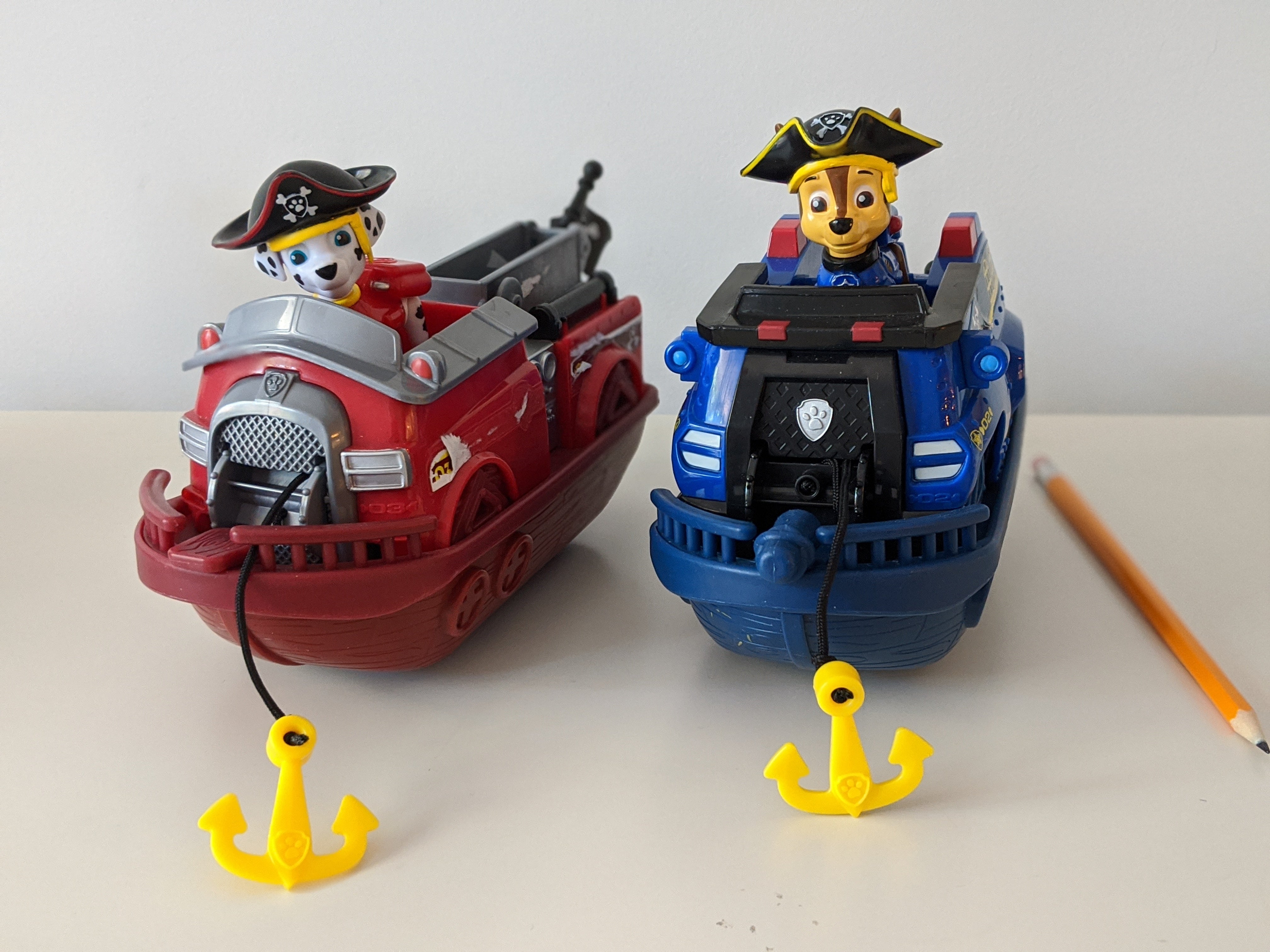 PAW Patrol Pirate Marshall Pirate Chase Vehicles and Figurines Rekidding