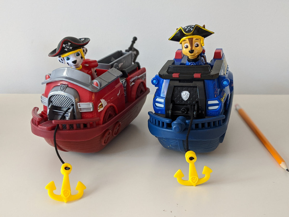 Pat' Patrouille - Marcus et Chase pirates (véhicules et figurines