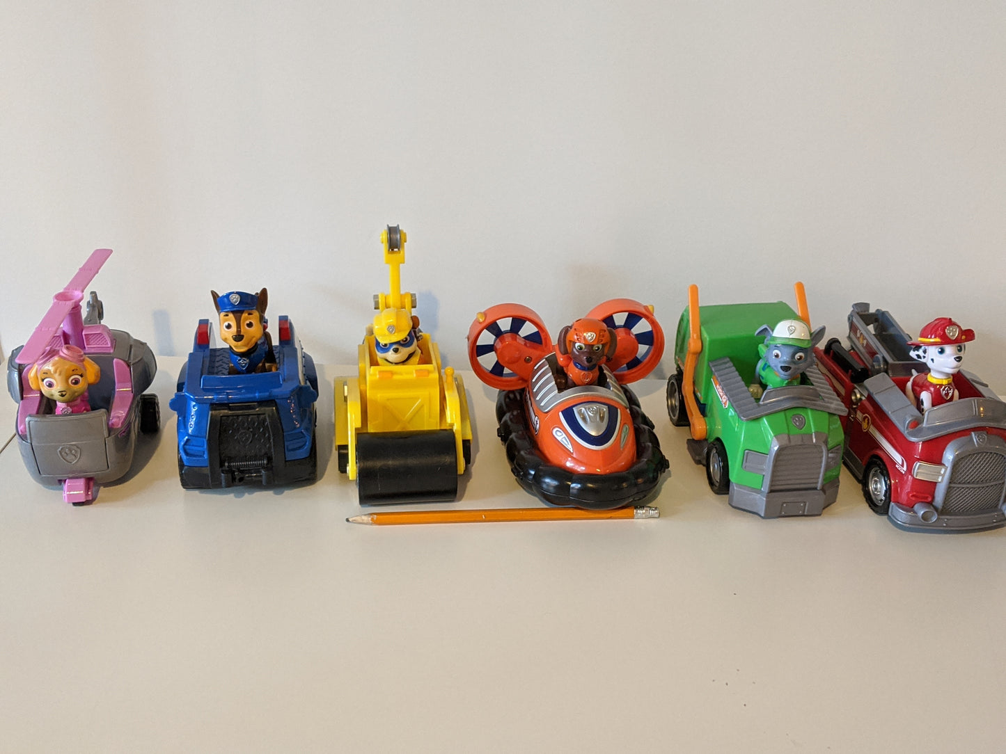 PAW Patrol - SET of 6 Vehicles with 6 Collectible Figures-Toy-Rekidding