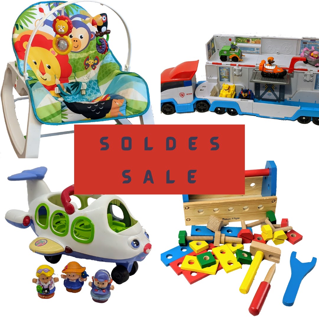 Montreal online store for used toys PAW Patrol Melissa Doug Rekidding