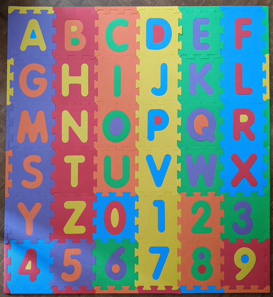 Imaginarium Discovery - Letters & Numbers pop-out foam floormat-Baby-Rekidding