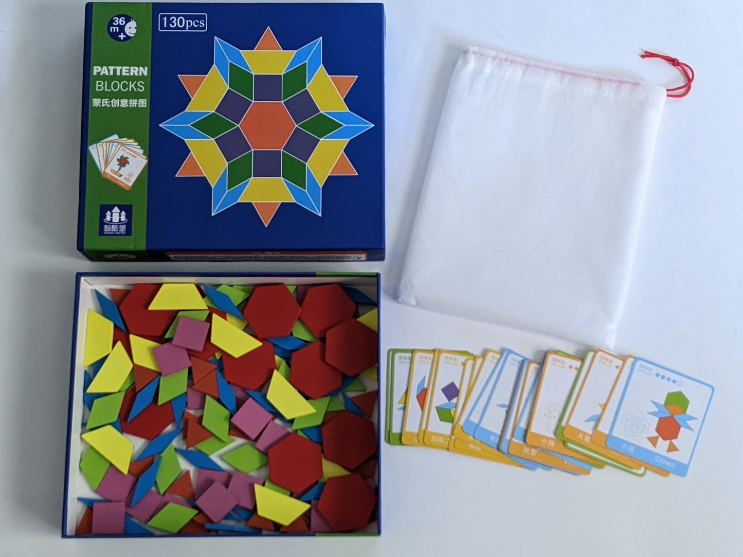 Melissa & Doug - Pattern blocks-Toy-Rekidding