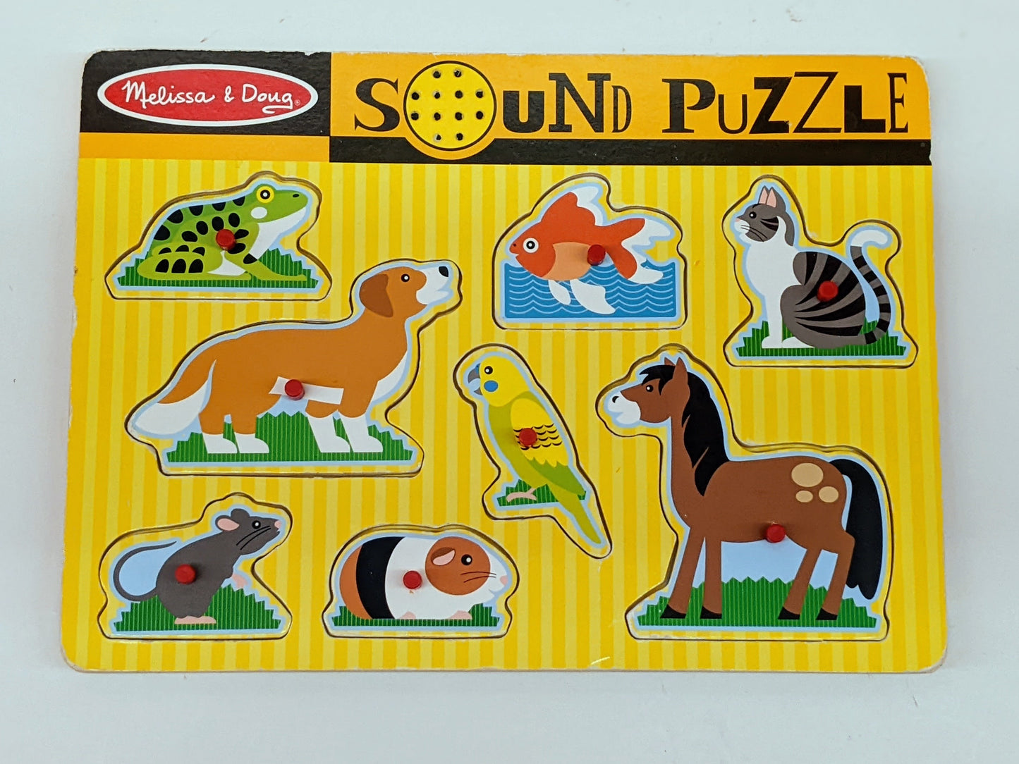 Wooden PEG puzzles with SOUND (VARIOUS from Melissa & Doug and other)-Toy-Rekidding