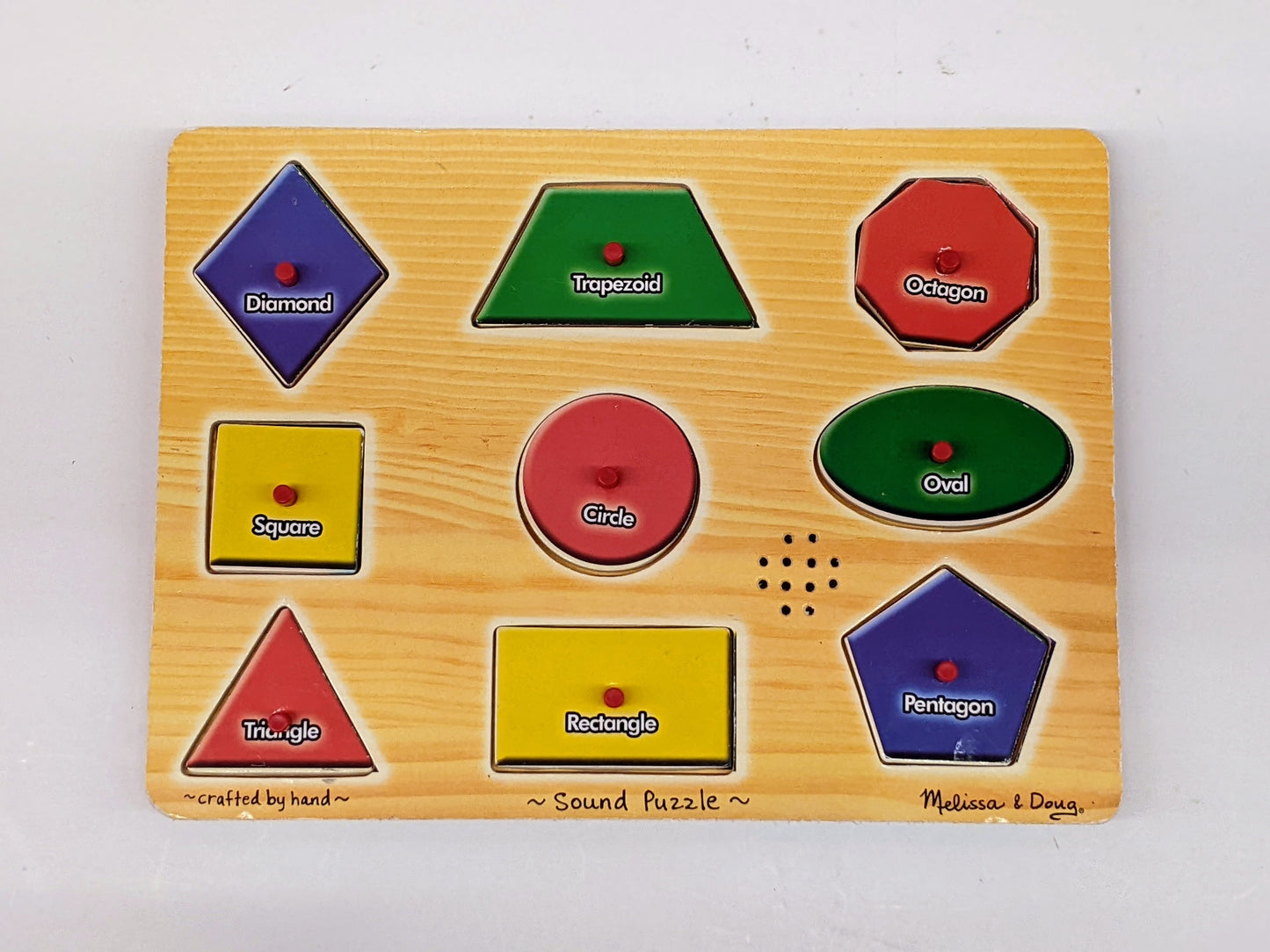 Wooden PEG puzzles with SOUND (VARIOUS from Melissa & Doug and other)-Toy-Rekidding