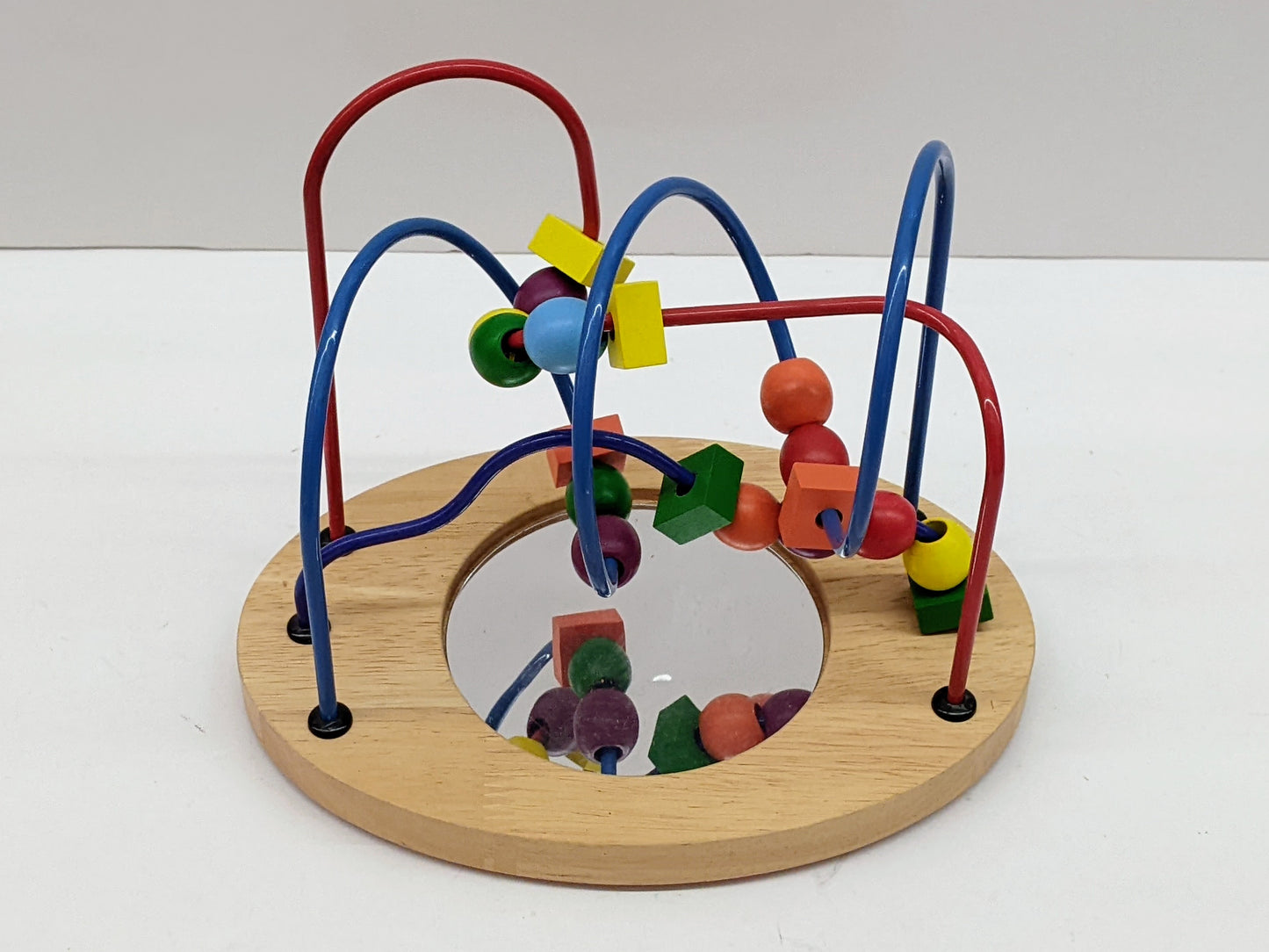 Wooden activity cubes and beads mazes-Toy-Rekidding