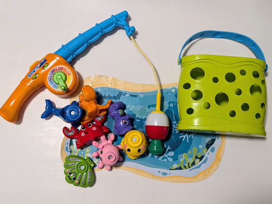 Vtech - Jiggle & Giggle fishing set-Toddler toy-Rekidding