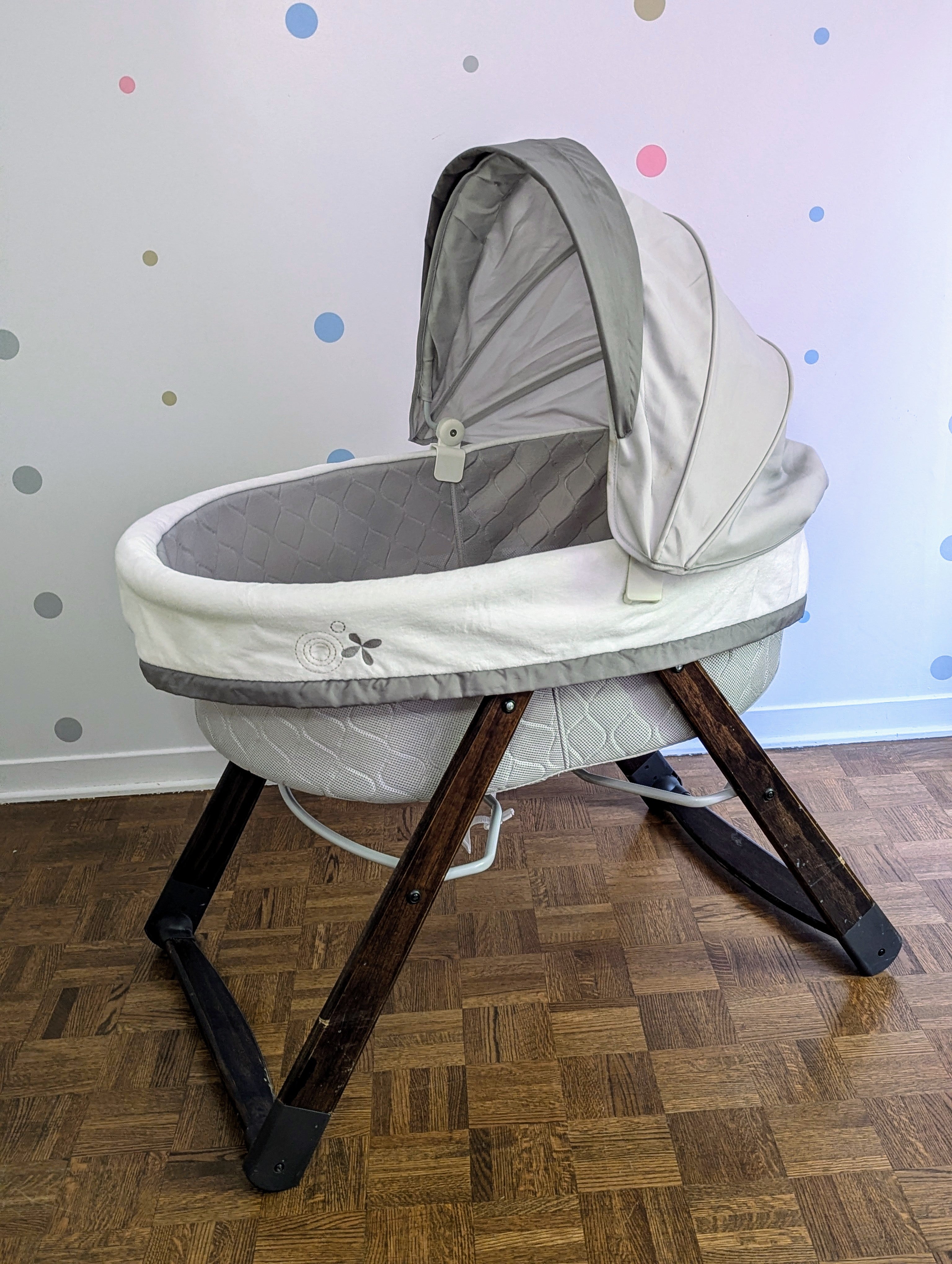 Ingenuity DreamComfort FoldAway foldable portable bassinet Rekidding