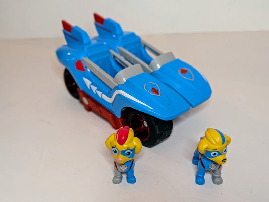 PAW Patrol - Twins Ella and Tuck and power-split vehicle (Missing wheel)-Toy-Rekidding