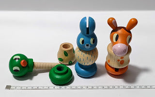 Djeco - Vis-Animo Rondamino Screw-in animals-Toy-Rekidding