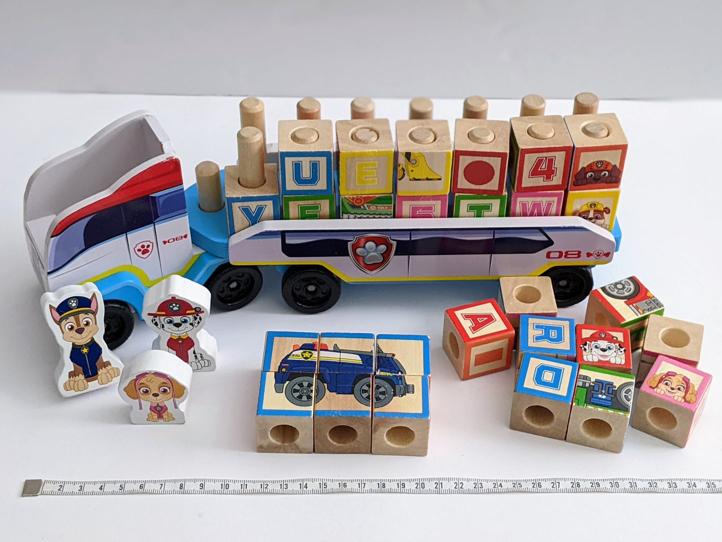 Wooden blocks ABC 123 (Melissa & Doug and others)-Toy-Rekidding