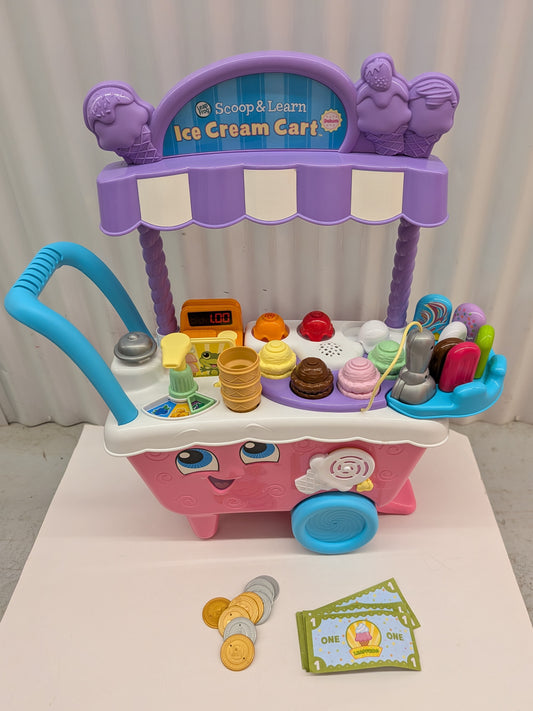 LeapFrog - Scoop and Learn Ice Cream cart-Toy-Rekidding