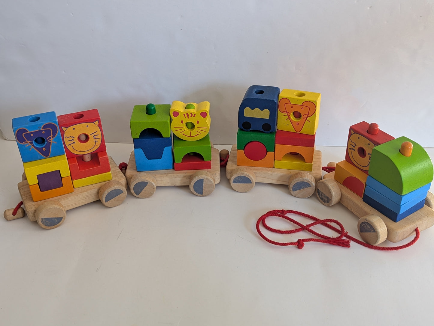 Wooden Trains (Melissa & Doug & other)-Toy-Rekidding