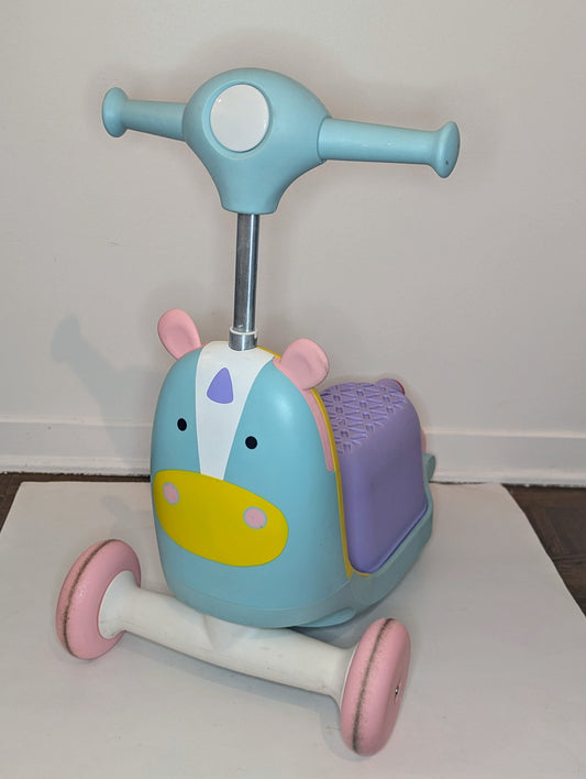 Skip Hop - Zoo 3-in-1 Unicorn ride-on & scooter-Toddler toy-Rekidding