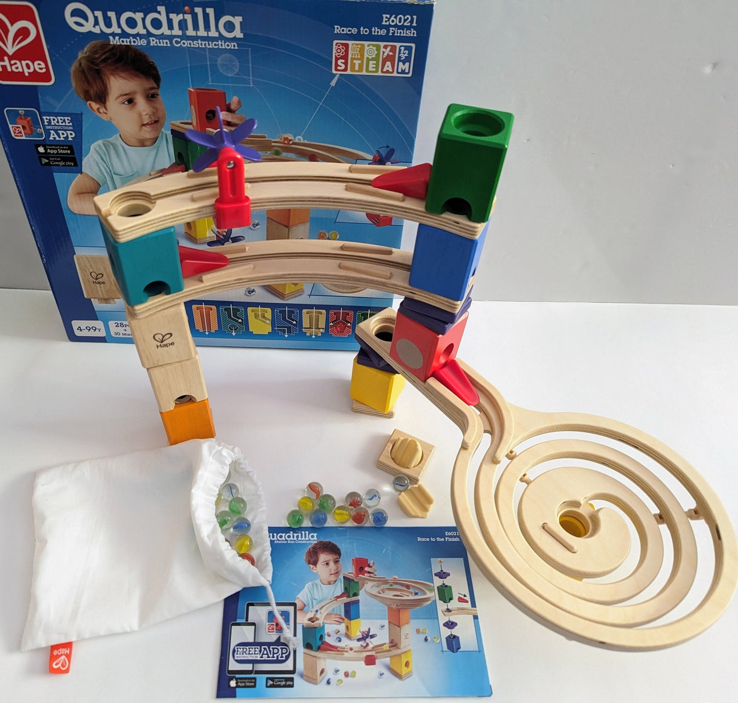 Marble run race track maze-Toy-Rekidding