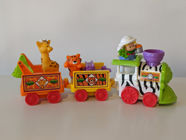 Little People - small 3 wagons train-Toy-Rekidding